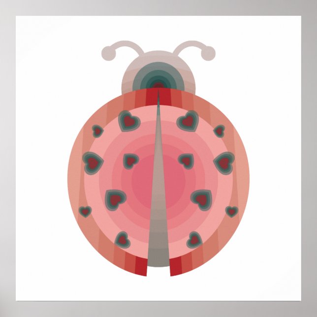 ladybug kärlek poster (Framsidan)