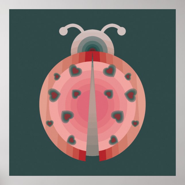ladybug kärlek poster (Framsidan)
