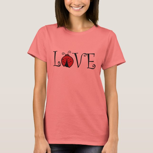 Ladybug Kärlek t-shirt (Framsida)