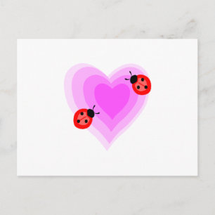 Ladybug Kärlek Vykort