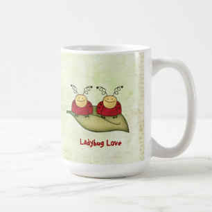 Ladybug Kärlek Whimsical Graphic Mugg