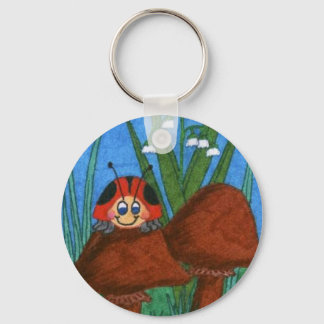 Ladybug Keychain Nyckelring