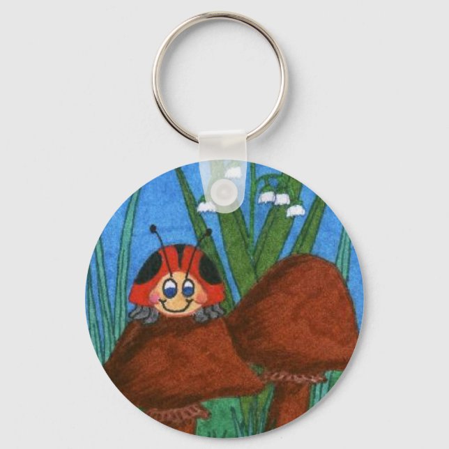Ladybug Keychain Nyckelring (Framsida)