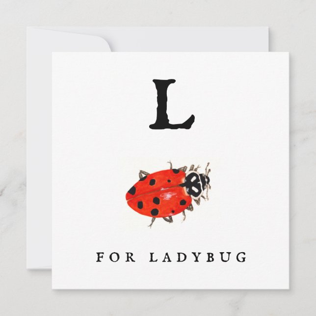 Ladybug Kort (Framsida)