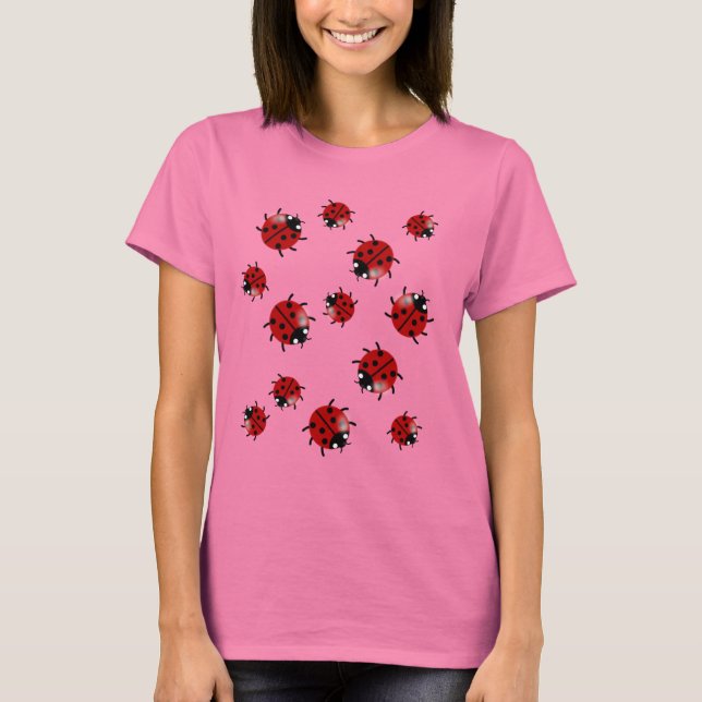 Ladybug Ladybird cascade T-shirt (Framsida)