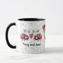 Ladybug Ladybird design Mugg