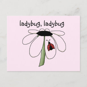 Ladybug Ladybug Tshirts och Gifts Vykort