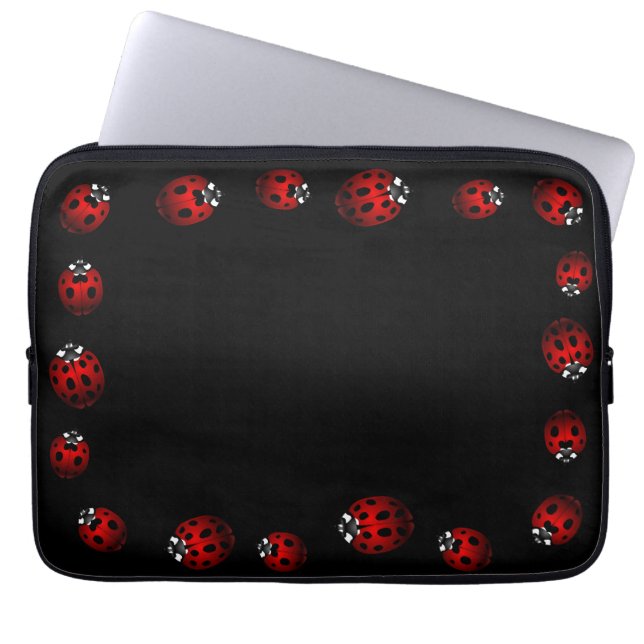 Ladybug Laptop sleeve Ladybird Tablet Fodral (Framsidan)