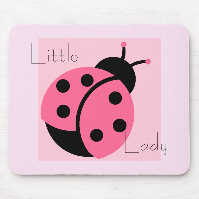 Ladybug "Little Dam" Mousepad Musmatta (Framsidan)