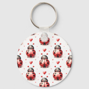 Ladybug Love (personlig) Nyckelring
