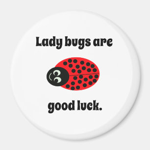 Ladybug, lycka till magnet