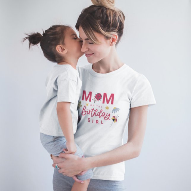 Ladybug Mamma i Birthday Girl T Shirt (Skapare uppladdad)