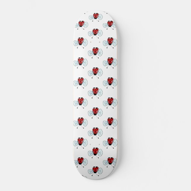 Ladybug Mini Skateboard Bräda 18,5 Cm (Framsida)
