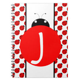 Ladybug Monogram Anteckningsbok