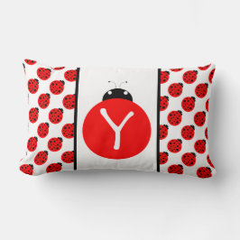 Ladybug Monogram Lumbarkudde