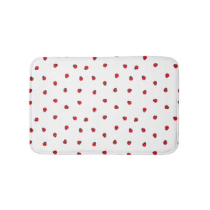 Ladybug Mönster Bath Mat Badrumsmatta