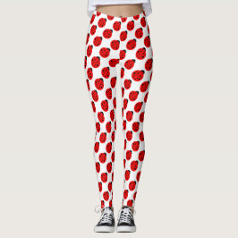 Ladybug Mönster Leggings