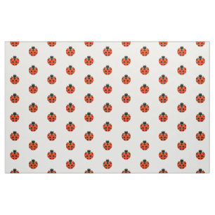 ladybug mönster tyg