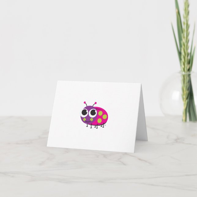 Ladybug Notecard Kort (Framsida)