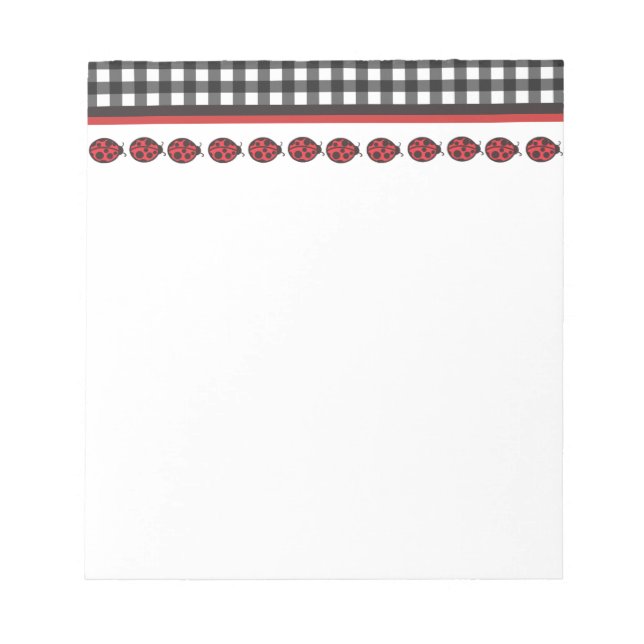 Ladybug Notepad Anteckningsblock (Framsida)