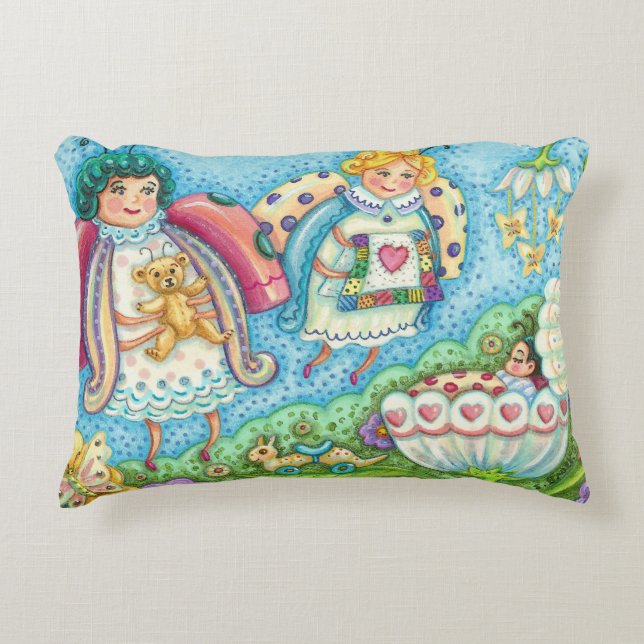 Ladybug Nursery ACCENT PILLOW Prydnadskudde (Framsidan)