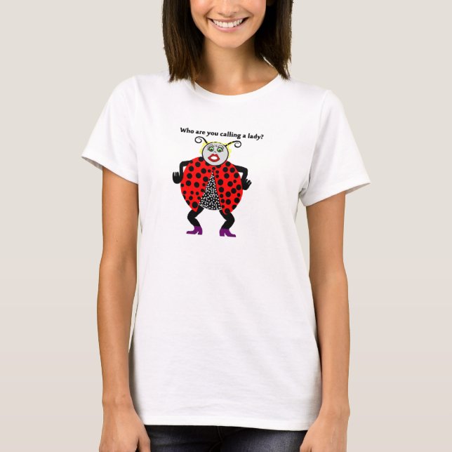 Ladybug Nyckelpiga Funny T Shirt (Framsida)