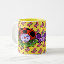 Ladybug och Butterflies Mugg