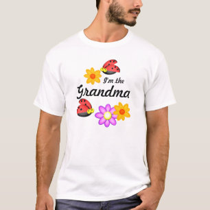 Ladybug och Flowers T-shirt