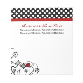 Ladybug och Polka dots Anteckningsblock