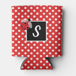 Ladybug och Polka dots Can Cooler