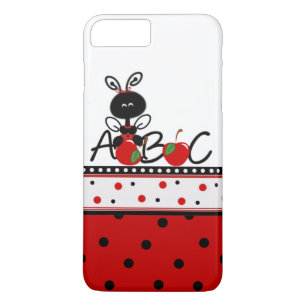 Ladybug och Polka dots iPhone 7 Plus fodral