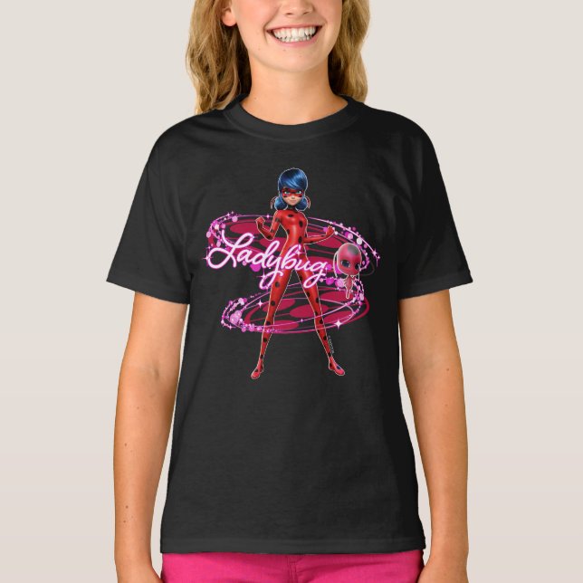 Ladybug och Tikki Graphic T Shirt (Framsida)