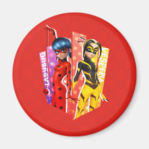 Ladybug och Vesperia Graphic Magnet