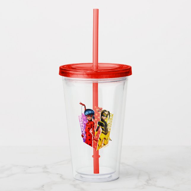 Ladybug och Vesperia Graphic Take Away Mugg (Framsida)