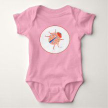 Ladybug One-Biet Baby Bodykostym