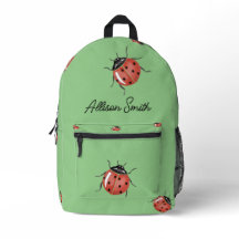 Ladybug på ljust grönt personlig