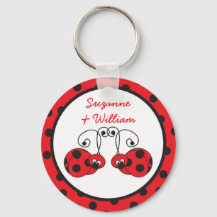Ladybug par Keychain Nyckelring