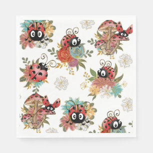 Ladybug Party Luncheon Napkins, Party Décor. Pappersservett