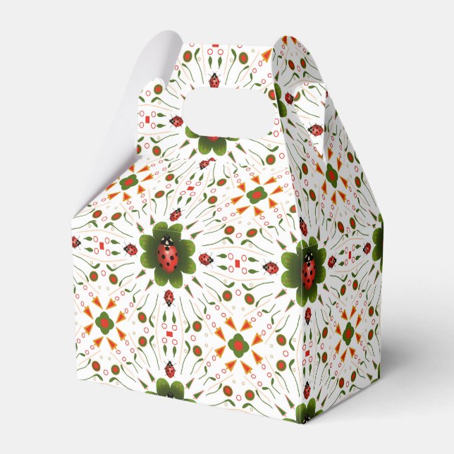 Ladybug Party Presentaskar (Framsidan Sidan)