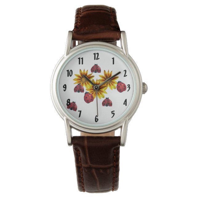 Ladybug Party Wristwatch Armbandsur (Framsida)