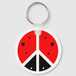 Ladybug Peace Keychain Nyckelring