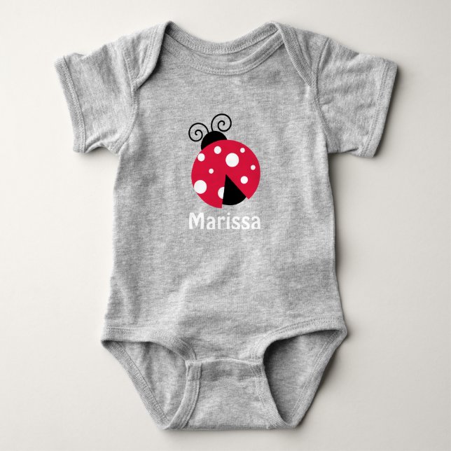 Ladybug-Personlig - mallar Tee Shirt (Framsida)
