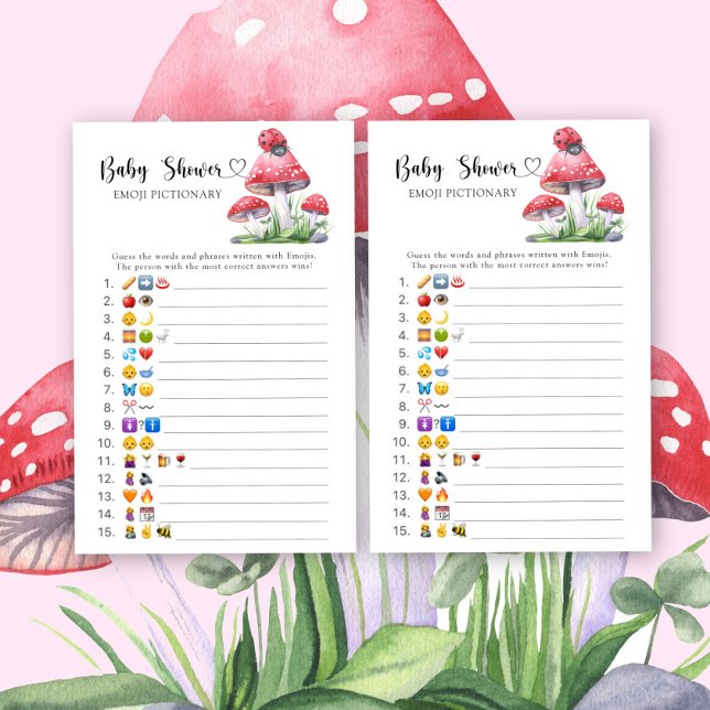 Ladybug - Pictionary babyduschspel för kemi (Skapare uppladdad)