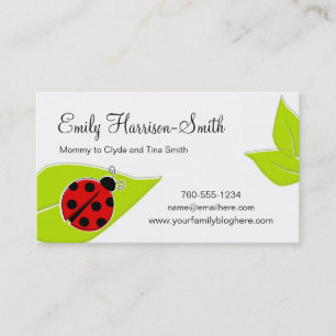 Ladybug Play Date Card, Vågrät