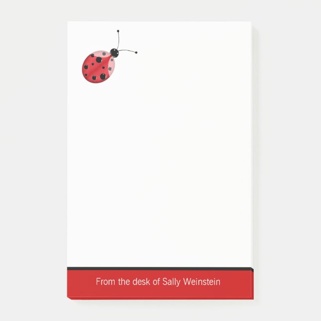 Ladybug Post it Note Pad Post-it Block (Framsida)