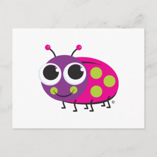 Ladybug Postcard Vykort