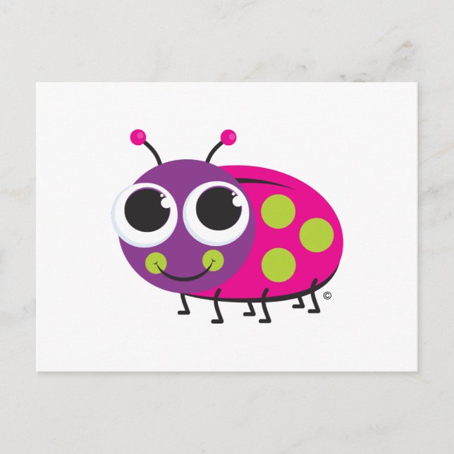 Ladybug Postcard Vykort (Framsida)