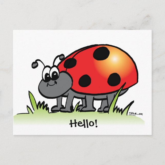 Ladybug Postcard Vykort (Framsida)