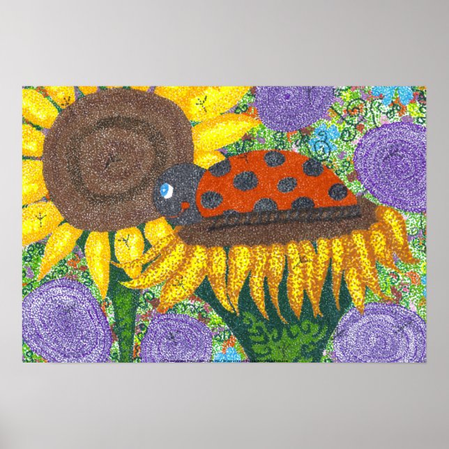 Ladybug Poster eftermiddag (Framsidan)