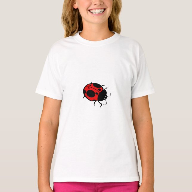 Ladybug Red and Black mini - T-shirt (Framsida)